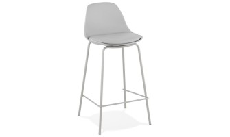BS02530GR 5420072063966 Tabouret snack mi-hauteur COOKIE MINI gris style industriel