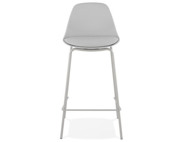 Tabouret snack mi-hauteur COOKIE MINI gris style industriel