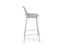 Tabouret snack mi-hauteur COOKIE MINI gris style industriel