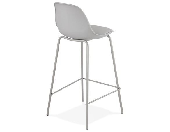 Tabouret snack mi-hauteur COOKIE MINI gris style industriel