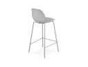Tabouret snack mi-hauteur COOKIE MINI gris style industriel