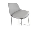 Tabouret snack mi-hauteur COOKIE MINI gris style industriel