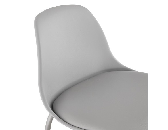 Tabouret snack mi-hauteur COOKIE MINI gris style industriel