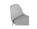 Tabouret snack mi-hauteur COOKIE MINI gris style industriel