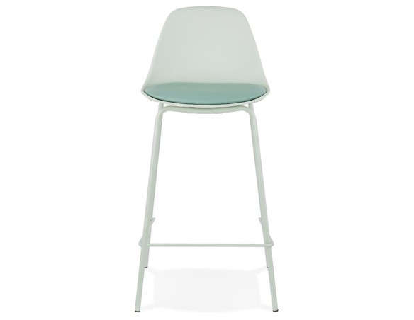 Tabouret snack mi-hauteur COOKIE MINI vert clair style industriel