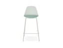 Tabouret snack mi-hauteur COOKIE MINI vert clair style industriel