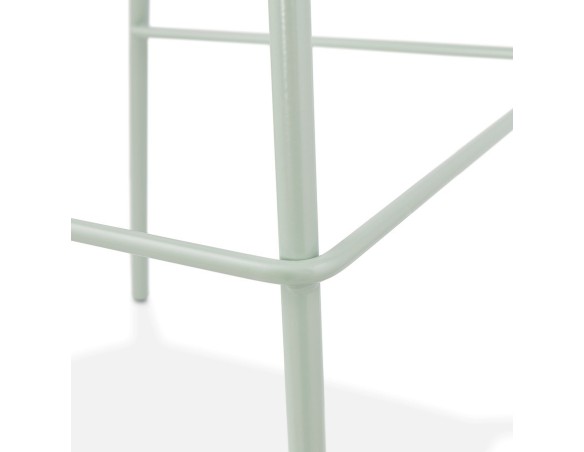 Tabouret snack mi-hauteur COOKIE MINI vert clair style industriel