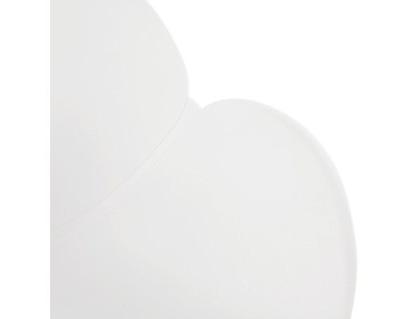 Chaise avec accoudoirs APODIS blanche en matière plastique