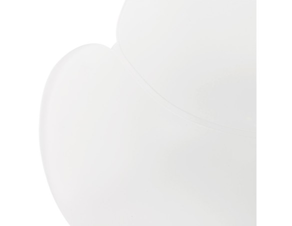 Chaise avec accoudoirs APODIS blanche en matière plastique