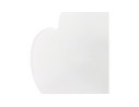 Chaise avec accoudoirs APODIS blanche en matière plastique
