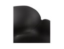 Chaise avec accoudoirs APODIS noire en matière plastique