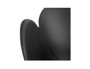 Chaise avec accoudoirs APODIS noire en matière plastique