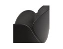Chaise avec accoudoirs APODIS noire en matière plastique