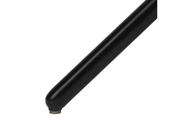 Chaise avec accoudoirs APODIS noire en matière plastique