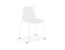 CH02470WHWH 5420072065243 Chaise moderne EXPO blanche avec pieds en métal blanc