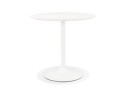 DT02850WHWH 5404028320112 Table ronde design CHIVA en bois et métal blanc - à̃ 80 cm