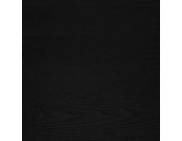 Table de salle à manger carrée ANITA en bois et métal noir - 140x140 cm