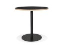 DT02350BLBL 5404028306765 Table bistrot ronde YOGI noire - à̃ 80 cm