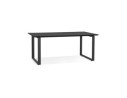 OT01560BLBL 5404028323595 Grand bureau droit de direction GIMINI en bois et métal noir - 180x90 cm