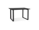 OT01650BLBL 5404028323779 Bureau de direction droit GIMINI en bois et métal noir - 130x70 cm