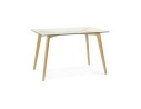 DT00430CL 5420072036830 Petite table / bureau droit BUGY en verre - 120x80 cm