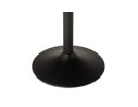 Table à diner/de bureau ronde CHEF en bois noir finition Frêne - à 120 cm