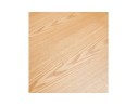 Table à diner WALABY en bois finition naturelle avec pied central en x blanc - 200x100 cm