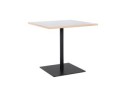 DT01850WHBL 5420072093925 Table carrée FUSION SQUARE blanche et structure noire - 80x80 cm