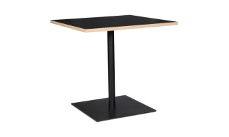 DT01860BLBL 5420072093949 Table carrée FUSION SQUARE noire - 80x80 cm