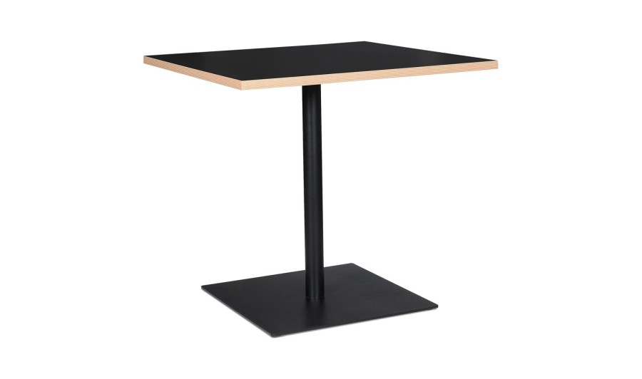DT01860BLBL 5420072093949 Table carrée FUSION SQUARE noire - 80x80 cm