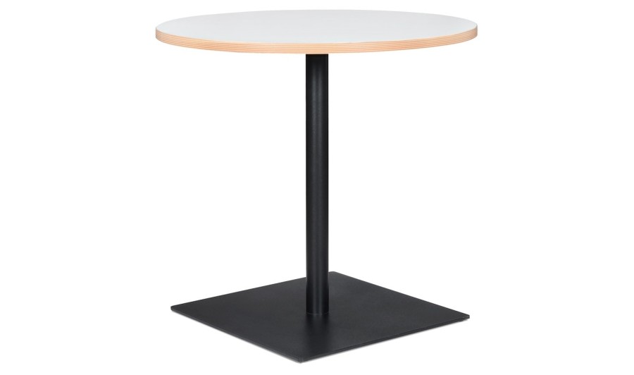 DT01870WHBL 5420072093963 Table ronde FUSION ROUND blanche et structure noire - à̃ 80 cm DT01870WHBL 5420072093963 Table ronde FUSION ROUND blanche et structure noire - à̃ 80 cm