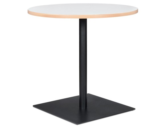 DT01870WHBL 5420072093963 Table ronde FUSION ROUND blanche et structure noire - à̃ 80 cm