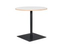 DT01870WHBL 5420072093963 Table ronde FUSION ROUND blanche et structure noire - à̃ 80 cm