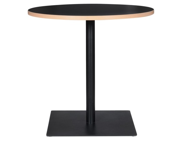 Table ronde FUSION ROUND noire - à 80 cm