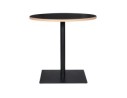 Table ronde FUSION ROUND noire - à 80 cm