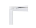 Bureau droit design BAKUS en bois et métal blanc - 160x80 cm