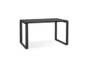 OT01670BLBL 5404028323816 Petit bureau droit design BAKUS en bois et métal noir - 120x60 cm