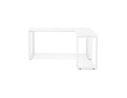 Bureau d'angle design BAKUS en bois et métal blanc - 160 cm