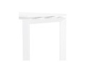 Bureau d'angle design BAKUS en bois et métal blanc - 160 cm