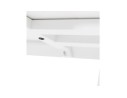 Bureau d'angle design BAKUS en bois et métal blanc - 160 cm