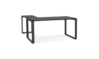 OT01700BLBL 5404028323878 Bureau dangle design BAKUS en bois et métal noir - 160 cm