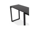 Bureau d'angle design BAKUS en bois et métal noir - 160 cm