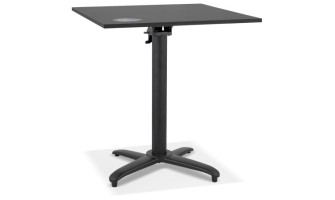 DT03350BLBL 5404028341681 Table de terrasse pliable NOCTALI carrée noire - 68x68 cm