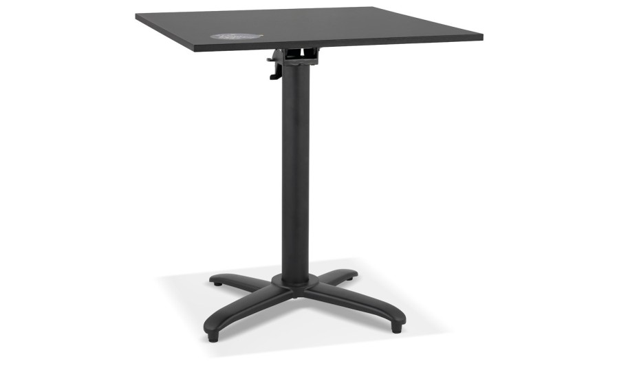 DT03350BLBL 5404028341681 Table de terrasse pliable NOCTALI carrée noire - 68x68 cm DT03350BLBL 5404028341681 Table de terrasse pliable NOCTALI carrée noire - 68x68 cm