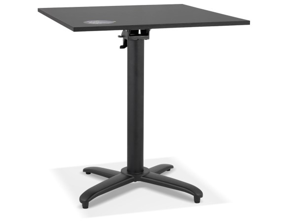 DT03350BLBL 5404028341681 Table de terrasse pliable NOCTALI carrée noire - 68x68 cm