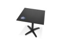 Table de terrasse pliable NOCTALI carrée noire - 68x68 cm