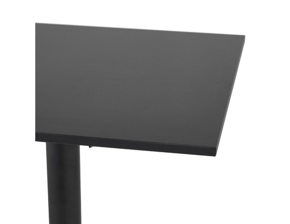 Table de terrasse pliable NOCTALI carrée noire - 68x68 cm