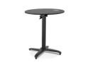 DT03360BLBL 5404028341704 Table de terrasse pliable NOCTALI ronde noire - à̃ 68 cm
