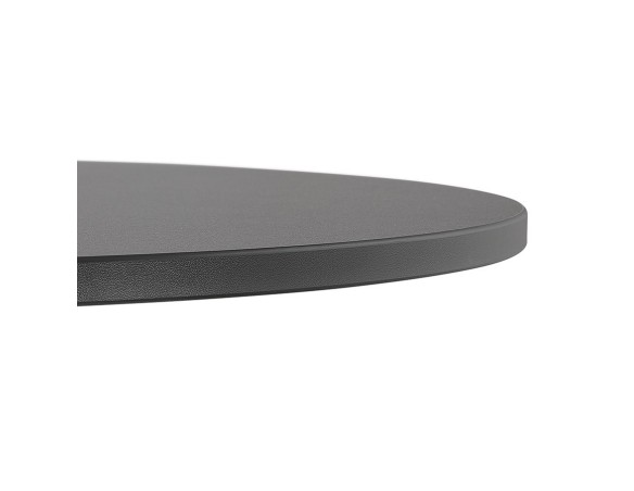 Table de terrasse pliable NOCTALI ronde noire - à 68 cm