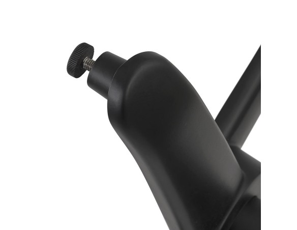Table de terrasse pliable NOCTALI ronde noire - à 68 cm